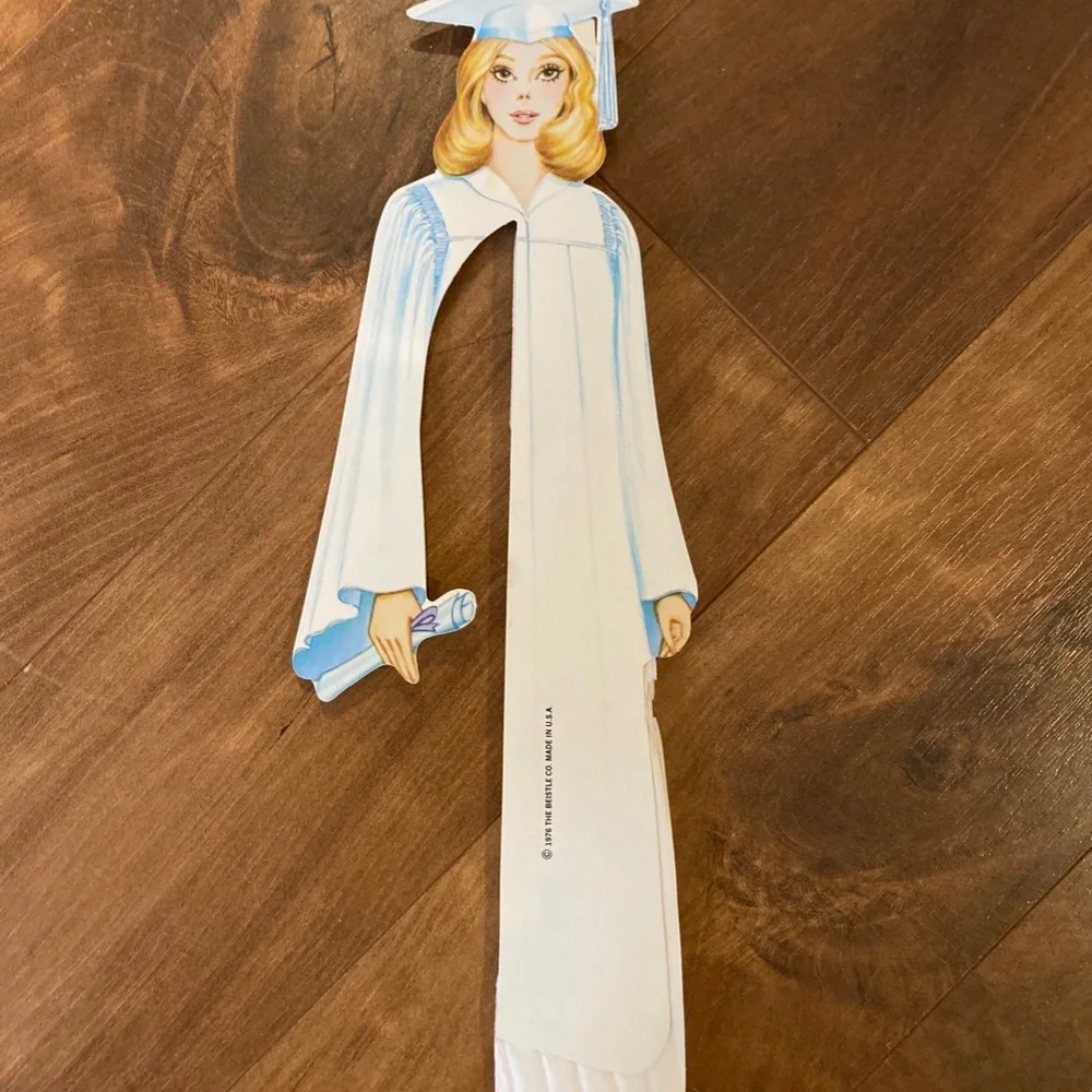 Vintage paper Graduation decoration 1976 Bestle